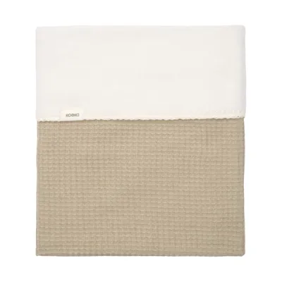 Koeka Malaga Bettdecke - 100 x 150 - Cotton Fleece - Sage