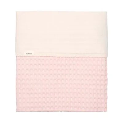 Koeka Amsterdam Waffel Babydecke - Größe 100 x 75 - Cotton Fleece - Candy