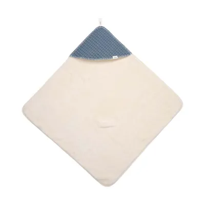 Koeka Oslo Einschlagdecke - Größe 100 x 100 - Waffel/Teddy - Bluestone