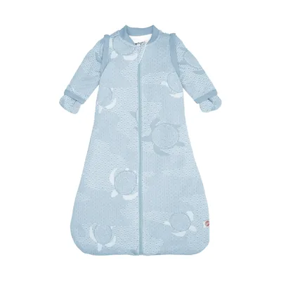 Lodger Slaapzak Hopper Met Afritsbare Mouwen - Maat 50/62 - Matcha Blue 