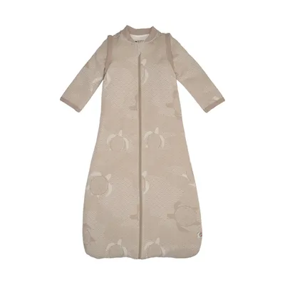 Lodger Slaapzak Hopper Met Afritsbare Mouwen - Maat 68/80 - Matcha Beige