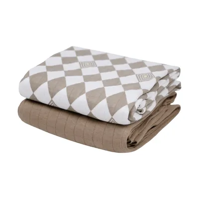 Lodger Swaddler - 2 Stuks - 110 x 110 cm