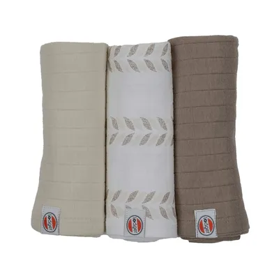 Lodger Hydrophiles Tuch - 3 Stück - 70 x 70 cm - Matcha