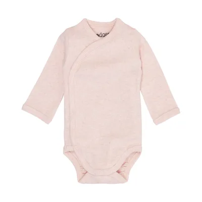 Lodger Babybody Langarm - Melange - Tan
