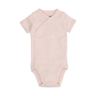 Lodger Babybody Kurzarm - Melange - Tan