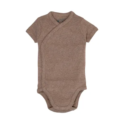 Lodger Babybody Kurzarm - Melange - Buffalo