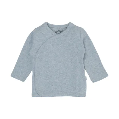 Lodger Wickelshirt - Melange - Blue Fogg