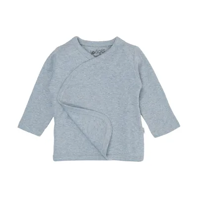 Lodger Wickelshirt - Melange - Blue Fogg