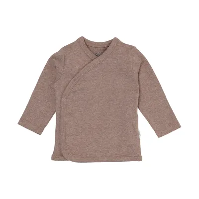 Lodger Melange Overslag Shirt - Buffalo