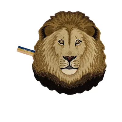 Doing Goods Ari Lion Head Rug Large - Brown