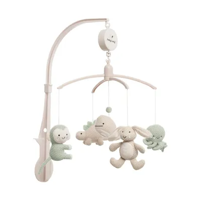 Baby's Only Musikmobile - Animals - Laurel Green / Warm Linen