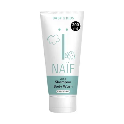 Naïf 2-in-1 Shampoo & Wasgel 0% Parfum