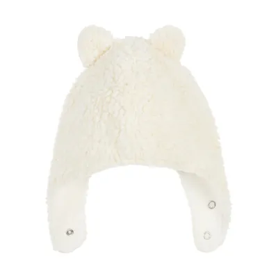 Nanami Mutsje - Ears Cotton Teddy - Naturel - 3-15 mnd
