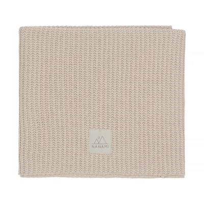 Nanami Baby Decke Rib Knit - 75 x 100 cm - Beige
