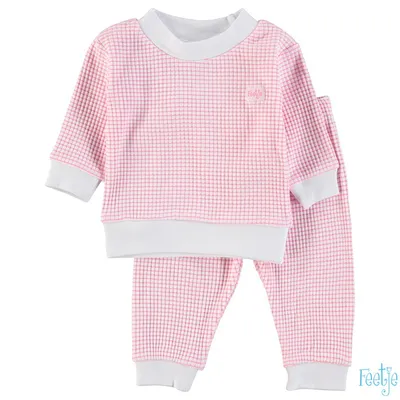 Feetje Waffel Pyjama - Rosa