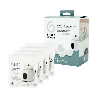 Babymoov NutriWash Tabs – 120er-Packung