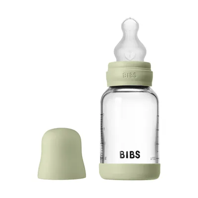 BIBS Fles - Slow Flow - 120 ml - Silicone/Glas