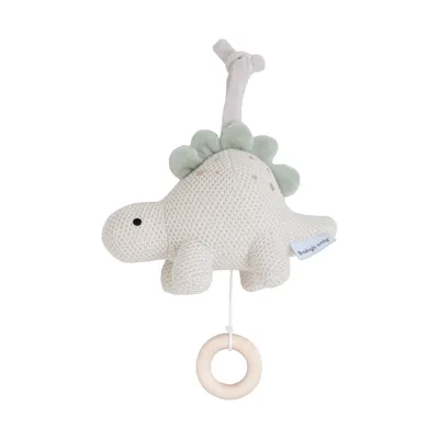 Baby's Only Muziekdoosje - Animals - Dino Laurel Green/Warm Linen