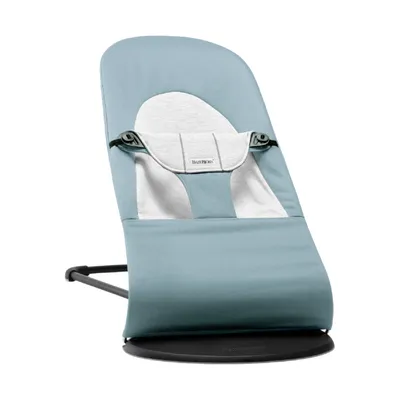BabyBjörn Balance Soft Babywippe – Gewebter Jersey – Blaugrau