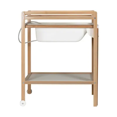 Babypark Exclusief Luiertafel Inclusief Badje - Naturel