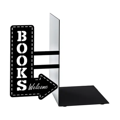 Balvi Bookshop Boekensteun – Zwart 