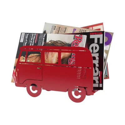 Balvi Van Tijdschriftenrek – Metaal – Rood