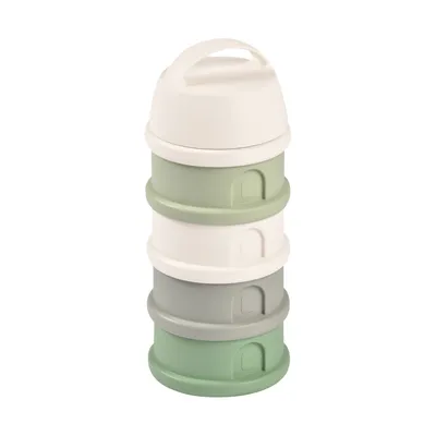 Beaba Milchpulverbox - Cotton White / Sage Green