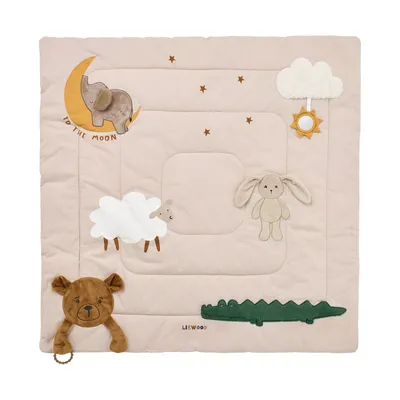 Liewood Speelkleed - Bernet Classic Activity Blanket - Sandy Multi Mix