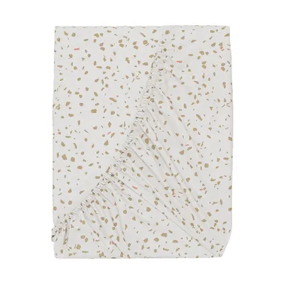 Bibelotte Spannbettlaken – Terrazzo – 90 x 200 cm