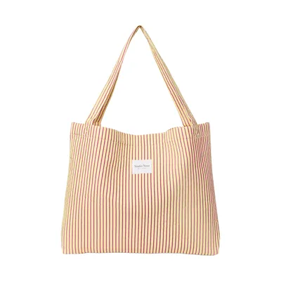 Studio Noos Poplin Wickeltasche - Butter Yellow Striped