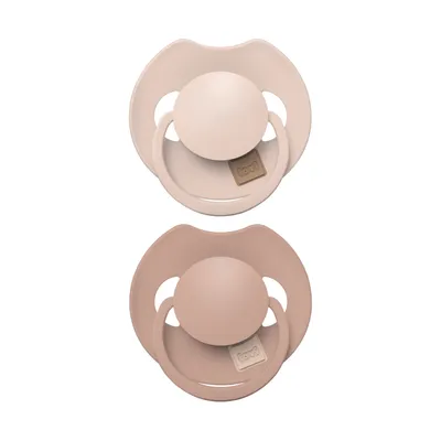 Difrax Dynamic Lovi Prime Schnuller - 6-18 Monate - 2 Stück - Nude/Blush