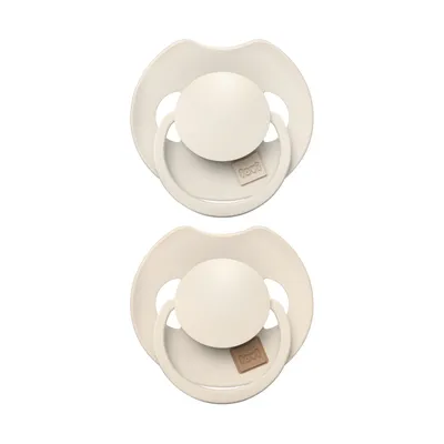 Difrax Dynamic Lovi Prime Fopspeen - 6-18mnd - 2st. -  Coconut / Ivory 