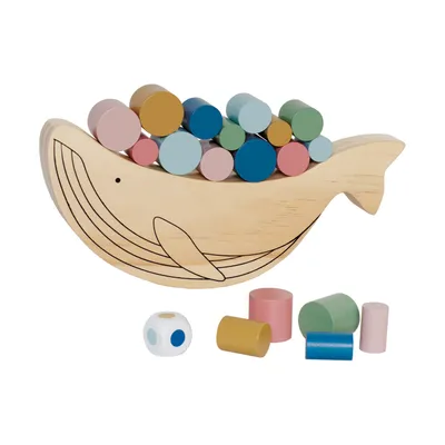 Jabadabado Balansspel - Walvis - Hout