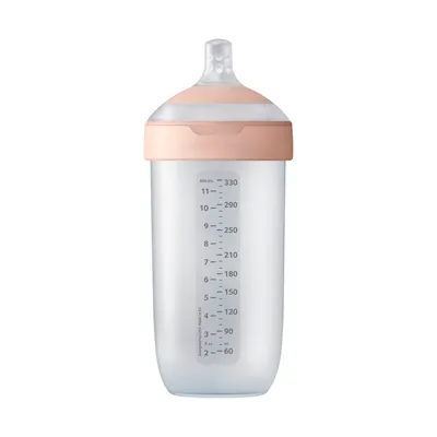 Difrax Mammafeel Fles – 330 ml – Soft Pink