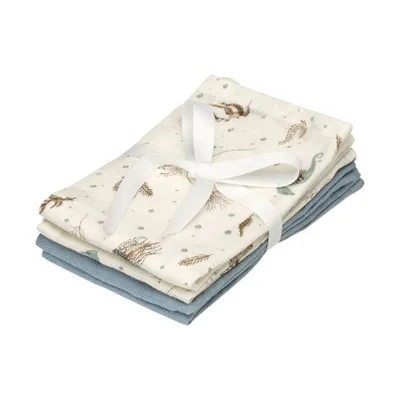 Cam Cam Copenhagen Sea Garden Washand - 4 Stuks