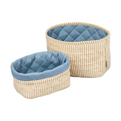 Cam Cam Quilted Aufbewahrungskörbe - Oatfield - 2 Stück