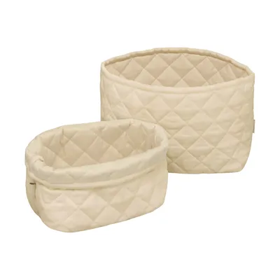 Cam Cam Quilted Aufbewahrungskörbe - Praline - 2 Stück