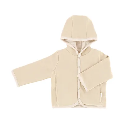 DAY Kapuzenjacke – Gestreift – Cappuccino