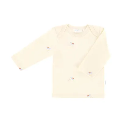 DAY T-Shirt Lange Mouw - Cream