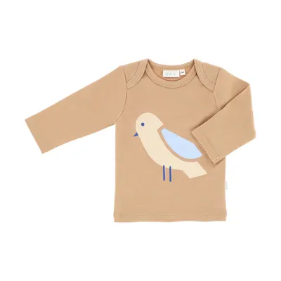 DAY T-Shirt Langarm – Mokka 