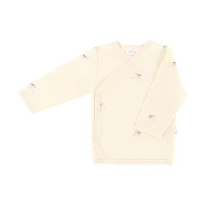 DAY Overslag T-Shirt - Cream