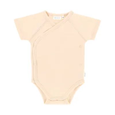DAY Wickelbody Kurzarm - Apricot