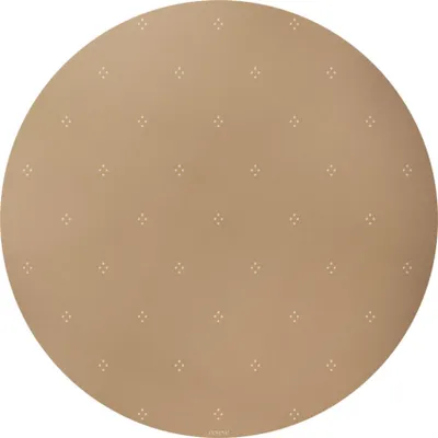 Eeveve Bodenmatte Rund - Dotted - Autumn Gold