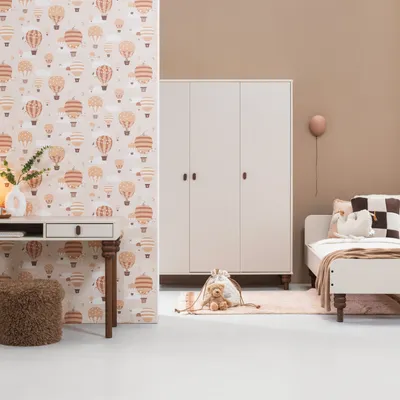 Europe Baby Olivia Kinderzimmer Oatmeal Bold | Bett 90 x 200 cm + Schreibtisch