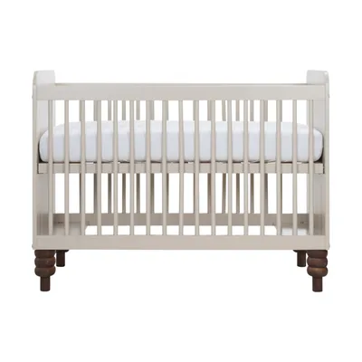 Europe Baby Olivia II Ledikant 60 x 120 cm - Oatmeal / Walnoot - Bold