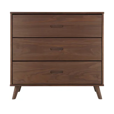 Europe Baby Olivia II Commode - Walnoot / Walnoot - Retro