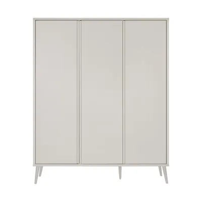 Europe Baby Sterre Kleiderschrank 3-Türig - Oatmeal / Oatmeal