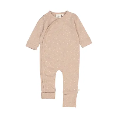 Feetje The Magic is in You Wickelfuß Strampelanzug -  Taupe Melange