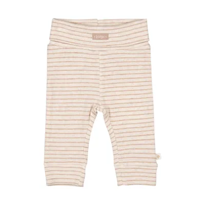Feetje The Magic is in You Rippstrickhose - Streifen - Taupe Melange