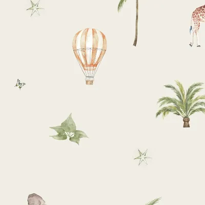 Creative Lab Amsterdam Tapete – Go Go Safari (Repetitiv)